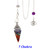 Luxe Chakra Healing Crystal Pendulum