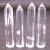 Elegant Polished White Quartz Meditation Point
