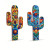 Mexican Style Cactus Wall Decor