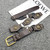 Grunge Leather Belt with Metal Buckle