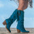 Elegant Pointed Toe Cowboy Boots with Tassels