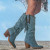 Elegant Pointed Toe Cowboy Boots with Tassels