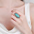 Natural Turquoise Stone Ring