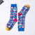 Cartoon Streetwear Crew Socks (1/3 Pairs)