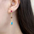 925 Sterling Silver Riviera Earrings – Gold Plated Women Jewelry