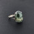 Premium 925 Sterling Silver Moss Agate Engagement Ring
