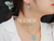 Premium Larimar Winter Earrings – Love-Inspired Design