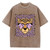 Leopard Print Oversized T-Shirt – Vintage Cotton Fashion Top for Women