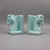 Ceramic Horse Bookends – Library Shelf Decoration Piece
