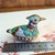 Decorative Enamel Peacock Statue – Traditional Cloisonné Art