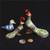 Decorative Enamel Peacock Statue – Traditional Cloisonné Art