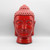 Glazed Buddha Head Sculpture – Meditation Room Decor