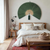 Bohemian Wall Art Fan – Natural Bamboo Over Bed Decoration