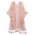 Women’s Boho Velvet Long Cardigan – Holiday Floral Wrap