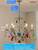 Colorful Crystal Ceiling Light – 4 Bulb Boho Style Lamp