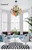 Colorful Crystal Ceiling Light – 4 Bulb Boho Style Lamp
