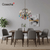 Colorful Crystal Ceiling Light – 4 Bulb Boho Style Lamp