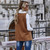 Casual Suede Faux Fur Warm Vest-1731232246