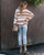 Bohemian Women Striped Knitwear Sweater