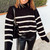 Casual Loose Striped Knitted Sweater
