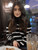 Casual Loose Striped Knitted Sweater