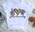 Sunflower Peace Love Harajuku Y2K 90s Tshirt