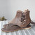 Flat Leather Sandal - Ishka