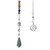 Natural Stones Buddha Head Dowsing Hexagon Reiki Pendulum