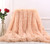 Shaggy Faux Fur Plush Sofa Throw