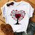 Dogs Paws, Peace & Love T-shirt