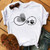 Dogs Paws, Peace & Love T-shirt