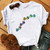 Dogs Paws, Peace & Love T-shirt