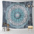 Mandala Geometry Hippie Psychedelic  Tapestry