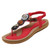 Casual Woman Beading Elastic Band Sandals
