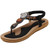 Casual Woman Beading Elastic Band Sandals-1731241274