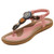 Casual Woman Beading Elastic Band Sandals-1731241274