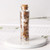 Natural Chip Stone Wishing Bottle Healing Crystal Home Decoration - size 22x80MM