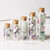 Natural Chip Stone Wishing Bottle Healing Crystal Home Decoration - size 22x80MM