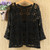 Sexy Hollow Lace Sunscreen Knitted Loose Cardigan