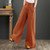 Elegant Casual Loose Solid Flare Wide Leg Pants