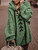 Oversize Solid Tie Rope Pullover Loose Thick Sweater