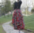 Flower Print Long Cotton Linen Skirt For Women