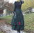 Flower Print Long Cotton Linen Skirt For Women