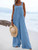 Summer Streetwear Patchwork Loose Pocket Romper