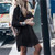 Casual Solid Color V-neck Summer Tunic Beach Dress
