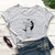 Celestial Moon Cat Witch Aesthetic T-shirt-XXL Size