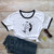 Celestial Moon Cat Witch Aesthetic T-shirt-XXL Size