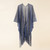 Solid Tassel Pearls Decor Shawl Cardigan