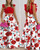 Ruffled Suspenders Pleated Set