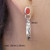 Silver Hollow Round Dangle Earrings
